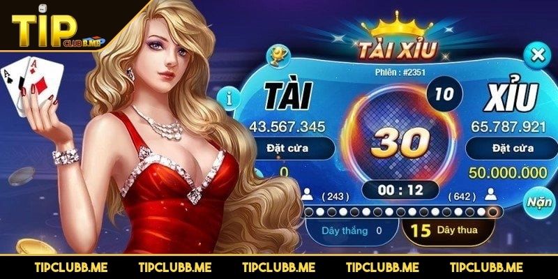 Đôi nét về tài xỉu TIPCLUB trực tuyến